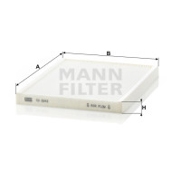 Фильтр салона MANN-FILTER CU 2243
